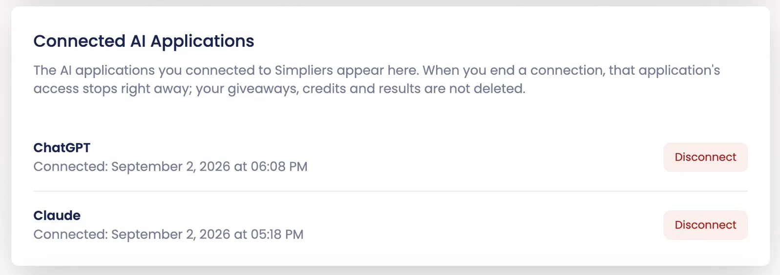 Torna nell'applicazione