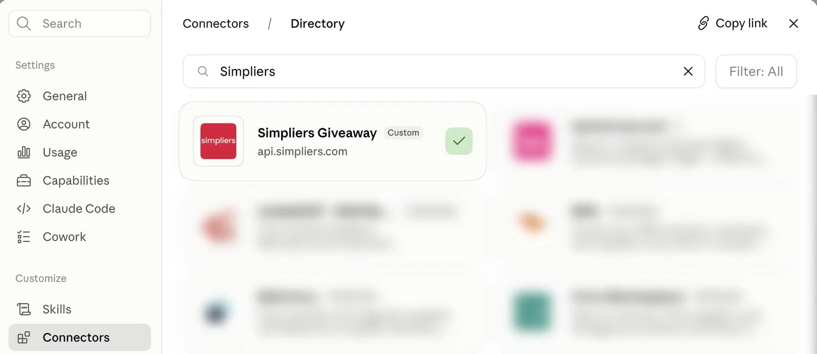 Trova Simpliers Giveaway nell'elenco