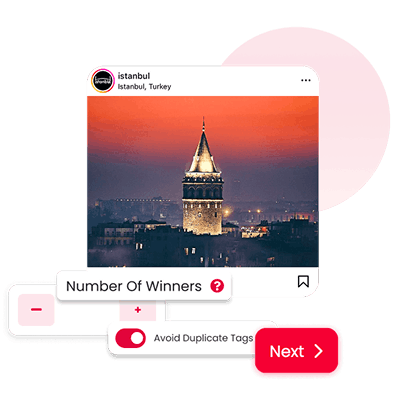 Configure giveaway rules and settings